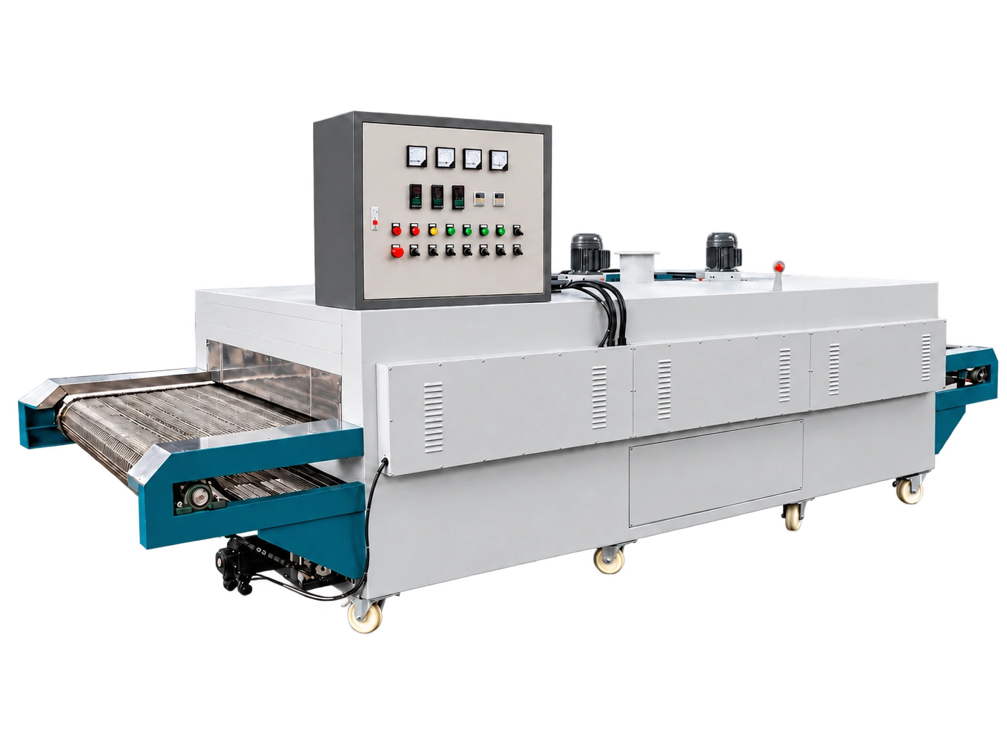 Wire-mesh conveyor ovens