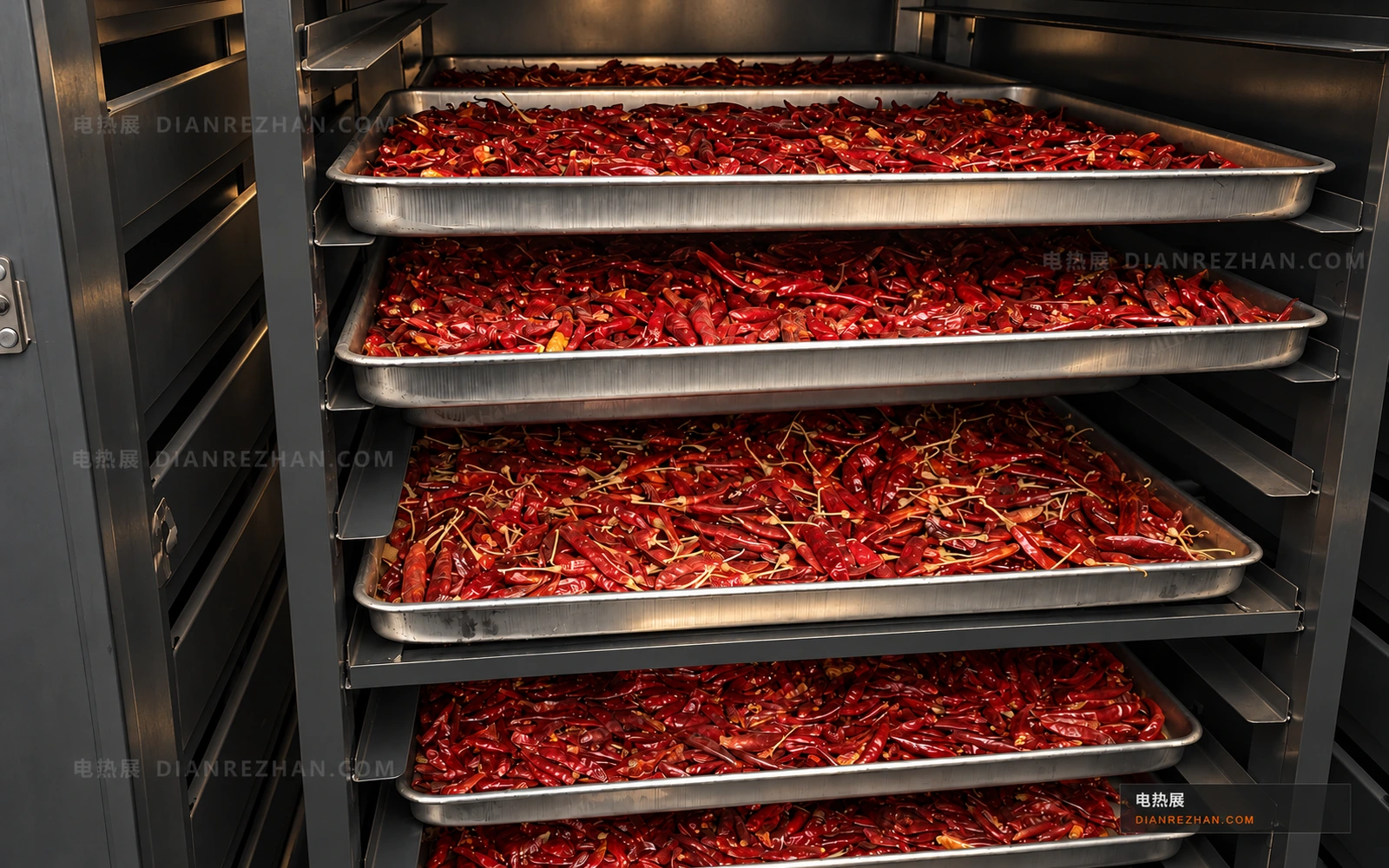 Tray loading and drying